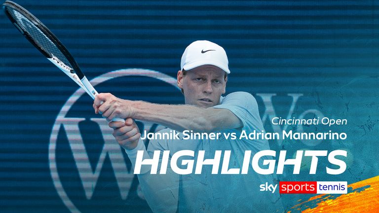 Jannik Sinner wins in Cincinnati