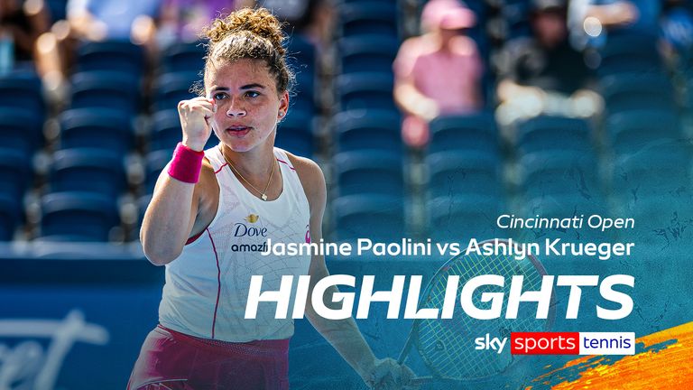 Jasmine Paolini vs Ashlyn Krueger from Cincinnati