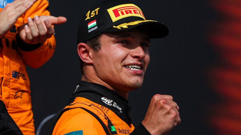 #4 Lando Norris (GBR, McLaren F1 Team), F1 Grand Prix of Hungary at Hungaroring on August 3, 2025 in Budapest, Hungary. (Photo by HOCH ZWEI) Photo by: HOCH ZWEI/picture-alliance/dpa/AP Images