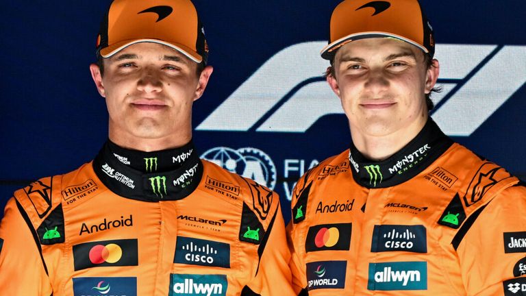 Lando Norris and Oscar Piastri