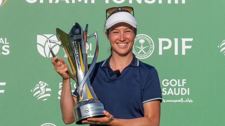 Laura Fuenfstueck was crowned champion of the PIF London Championship