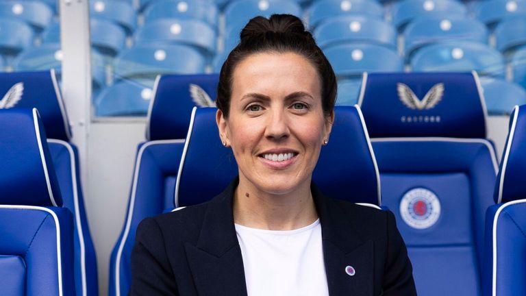 Rangers women head coach Leanne Crichton 