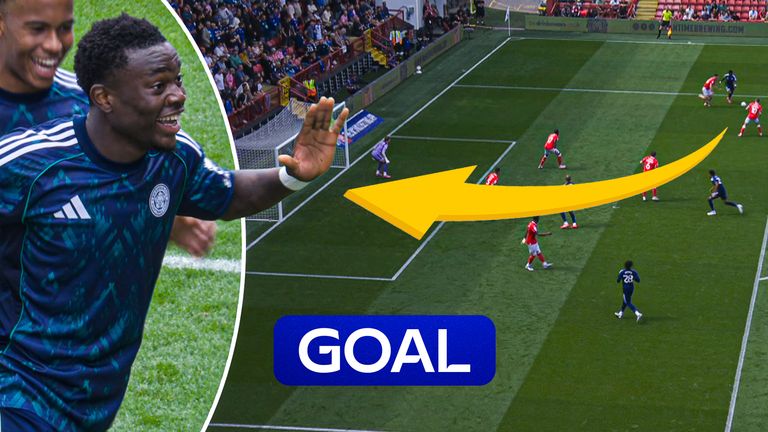 Leicester score stunner.