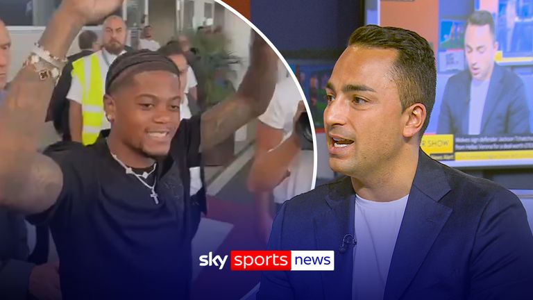 LEON BAILEY ARRIVES AT ASTON VILLA 