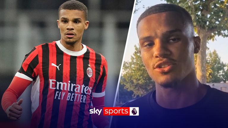 AC Milan defender Malick Thiaw spoke at Milan airport ahead of his medical at Newcastle.