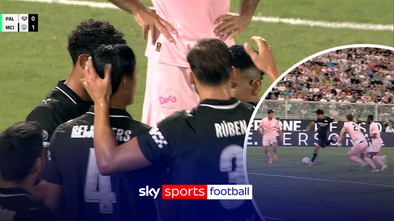 Watch highlights from the pre-season friendly between Palermo and Man City.
