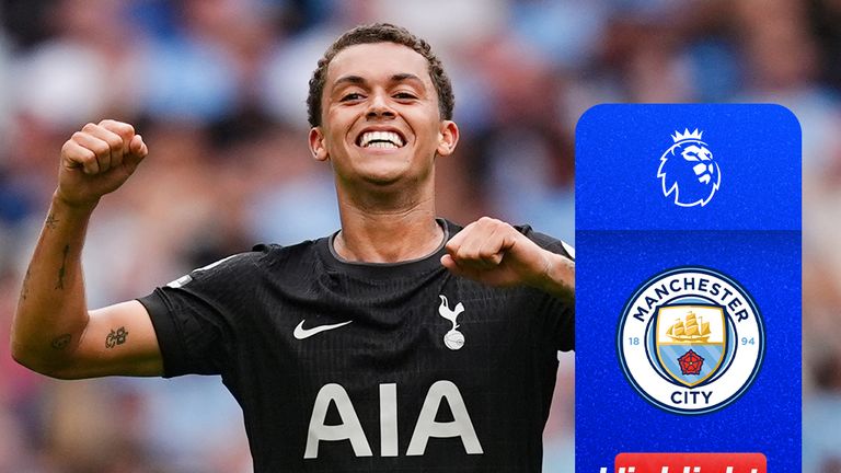 Highlights of Man City against Spurs
