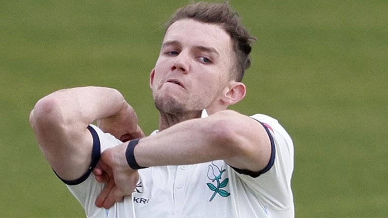 Matt Milnes took 5-31 for Yorkshire as they completed an innings-victory over Sussex