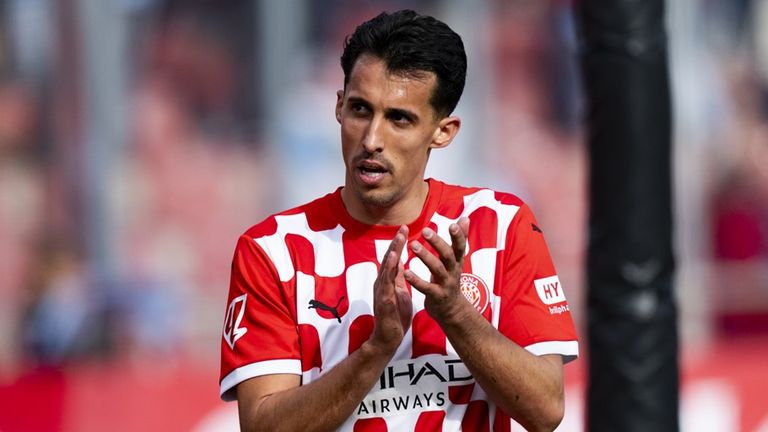 Bojan Miovski has left Girona after one season to return to Scotland