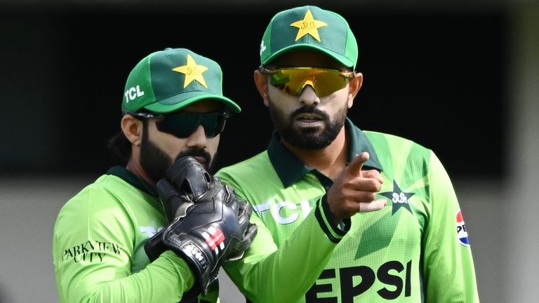 Mohammad Rizwan (left) and Babar Azam (right), Pakistan cricket (Getty Images)