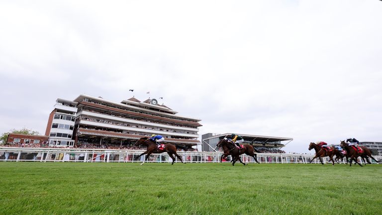 More Thunder wins the Hungerford Stakes at Newbury