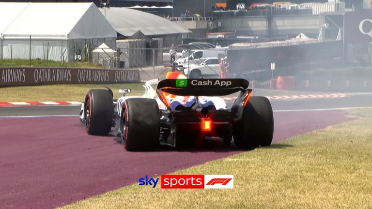 Racing Bulls driver Isack Hadjar had a massive spin during P3 at the Hungarian Grand Prix.