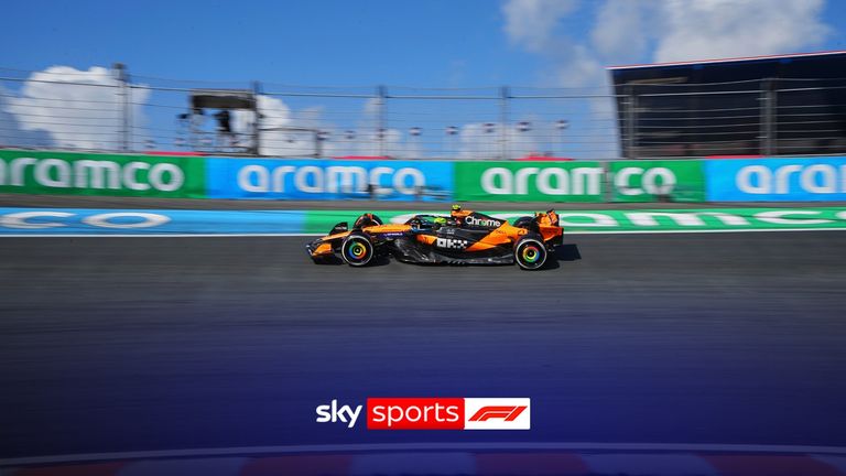Lando Norris set an incredible pace as he went fastest in P3, with McLaren team-mate and title rival Oscar Piastri just behind him in second.
