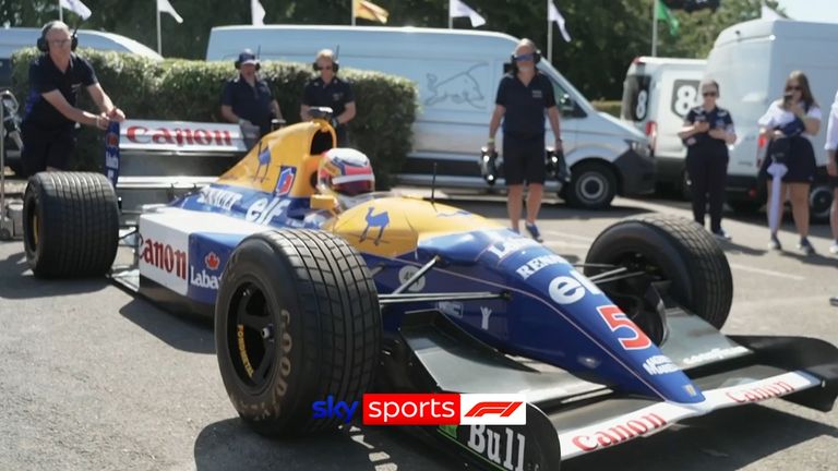 Jamie Chadwick was at the Goodwood Festival of Speed to celebrate the 75th anniversary of the Formula One world championship.