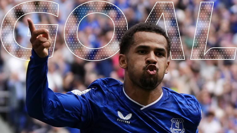 Ndiaye scores for Everton against Brighton