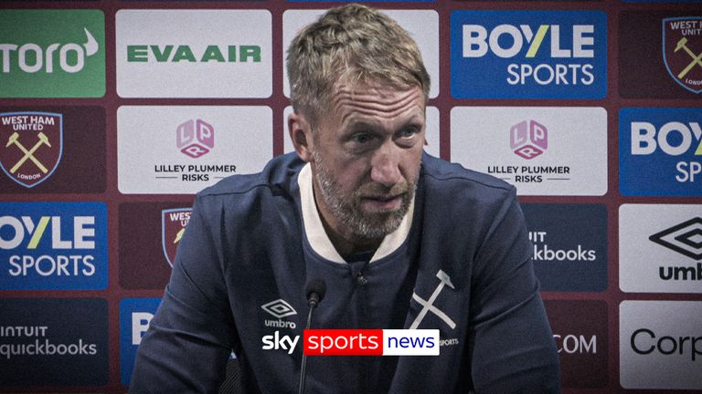 Potter speaks after defeat to Chelsea.