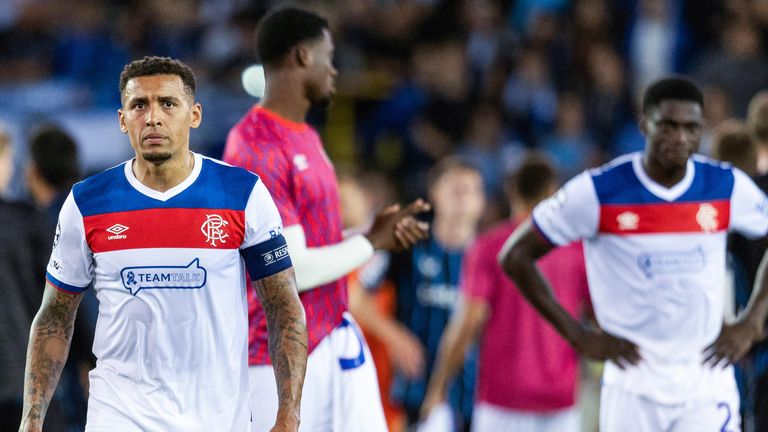 Rangers were humiliated in Belgium