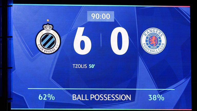 Rangers crashed out 9-1 on aggregate