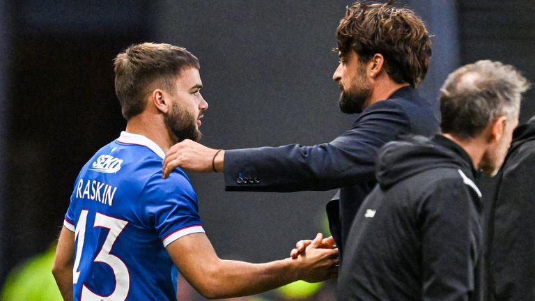 Nicolas Raskin came on as a second-half substitute against Viktoria Plzen  