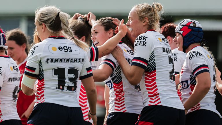 Picture by Alex Whitehead/SWpix.com - 09/08/2025 - Rugby League - Women's Rugby League International - Wales vs England - Lextan Gnoll, Neat