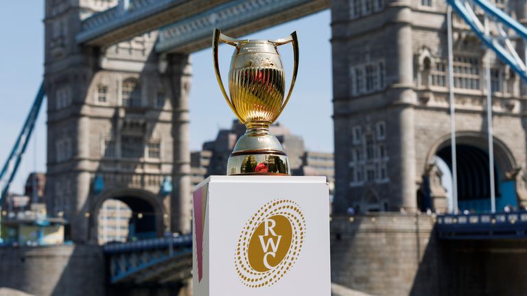 The newly-designed Women's Rugby World Cup trophy will be up for grabs in 2025 - but who will get their hands on it?
