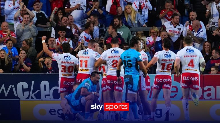St Helens struck first against Hull FC in their Super League clash thanks to Morgan Knowles' sensational try.