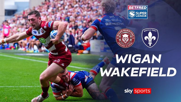 Highlights from the Betfred Super League clash between Wigan Warriors and Wakefield Trinity.