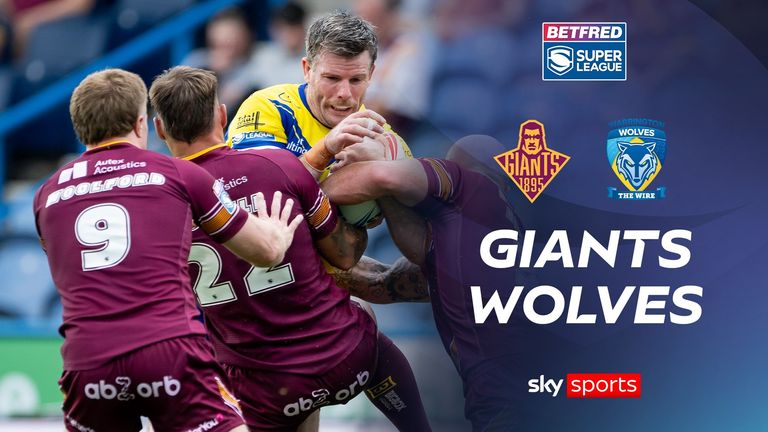 Highlights from the Betfred Super League clash between Huddersfield Giants and Warrington Wolves.