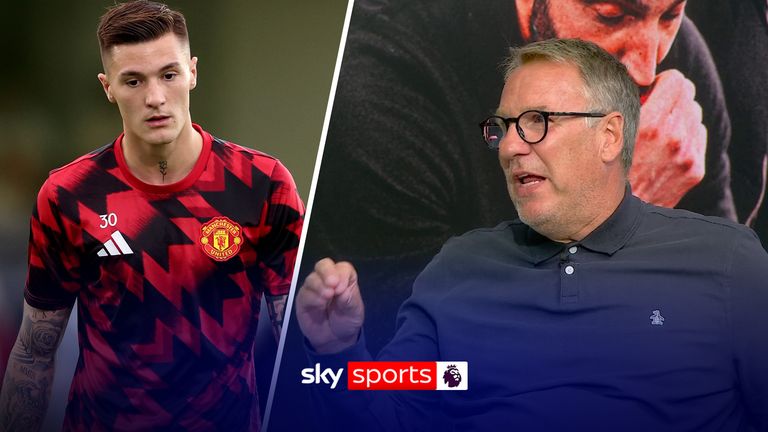 Paul Merson was left speechless by Man Utd's decision to put their new star striker signing of Benjamin Sesko on the 10th penalty in the Red Devils shootout defeat against Grimsby in the Carabao Cup. 