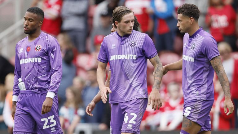 Sheffield United suffered a fourth straight defeat at Middlesbrough