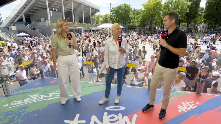 Sky Sports Tennis - Tim Henman and Martina Navratilova