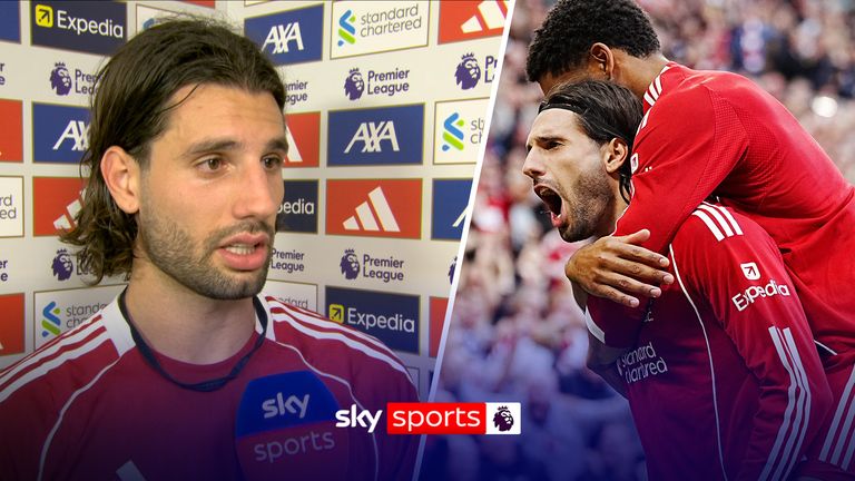 Player of the match Dominik Szoboszlai talks through his incredible free-kick which proved to be the goal for Liverpool to claim all three points against their title rivals Arsenal.