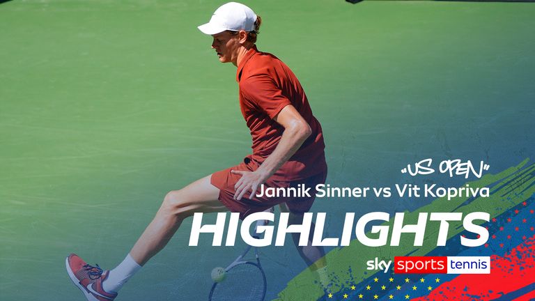Jannik Sinner vs Vit Kopriva highlights
