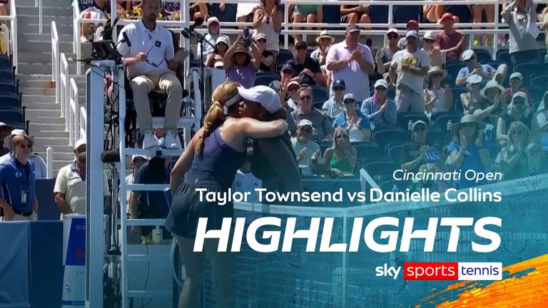 Watch highlights of the WTA match between Taylor Townsend and Danielle Collins at the Cincinnati Masters.