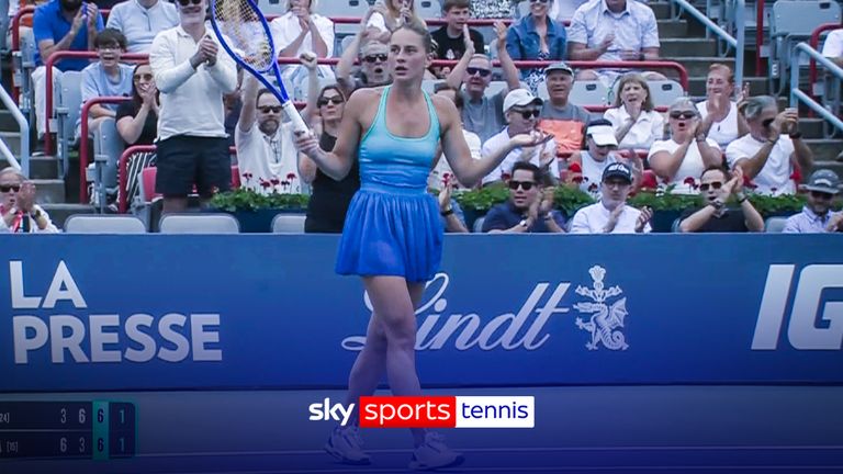 No way - Point of the year? | Kostyuk and Kasatkina play out epic point in Montreal
