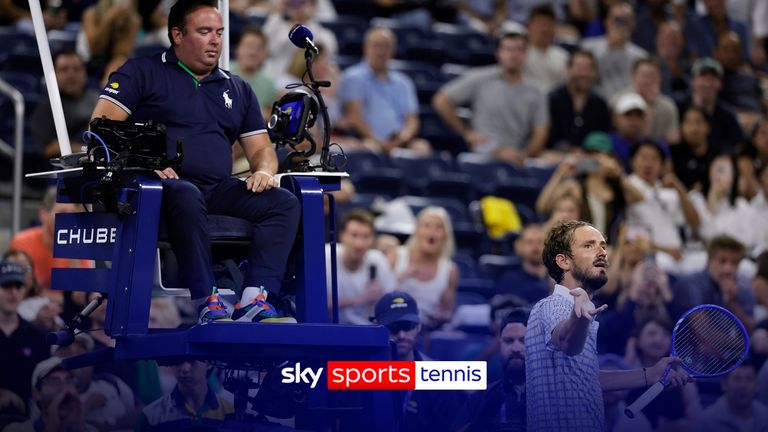 Marion Bartoli and Tim Henman give their reaction following Daniil Medvedev's anger issues during his opening round loss to Benjamin Bonzi at the US Open.