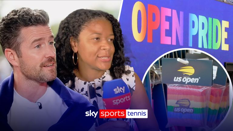Take a look how the US Open pride day unfolded the as the event celebrated the  LGBTQ+ community and used tennis to push a positive message.