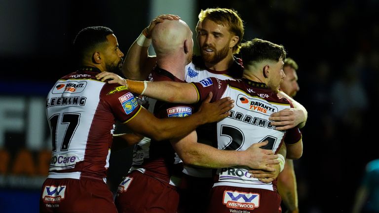 Rugby League - Betfred Super League Round 21 - Warrington Wolves v Wigan Warriors - Halliwell Jones Stadium, Warrington, England - Liam Farr