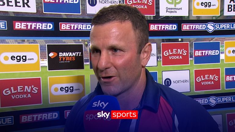 Willie Peters reacts to Hull KR's victory as his side travelled to play Wigan Warriors.