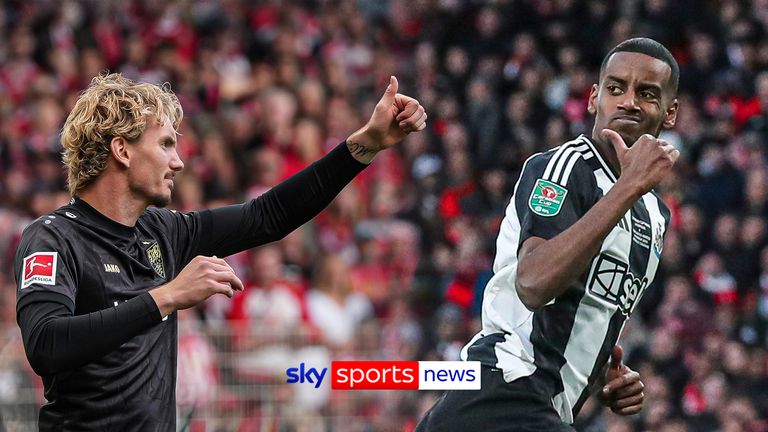 Nick Woltemade and Alexander Isak