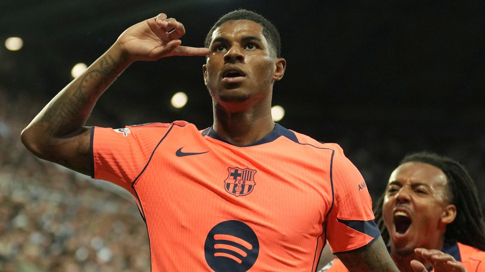 Newcastle 1-2 Barcelona: Marcus Rashford scores twice to issue reminder of  goalscoring prowess in Barca's Champions League win | Football News | Sky  Sports