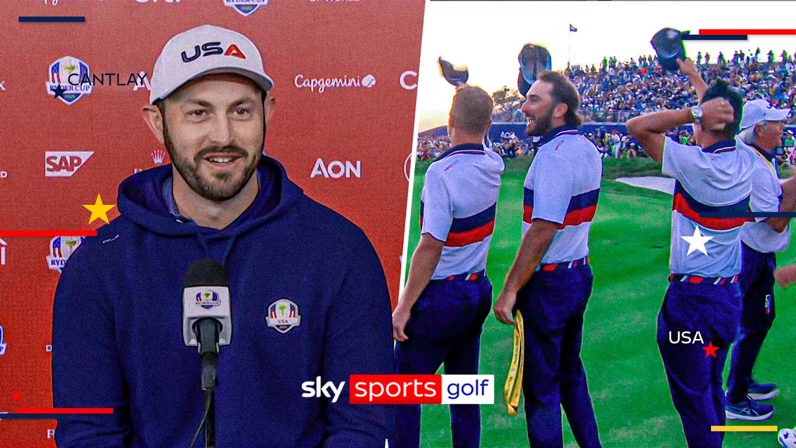 Ryder Cup: Patrick Cantlay laughs off cap controversy - 'hats fits this year!'