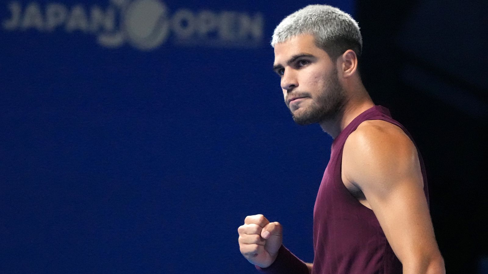 Carlos Alcaraz overcomes ankle injury to progress at Japan Open after  lengthy discussion with coaching box | Tennis News | Sky Sports