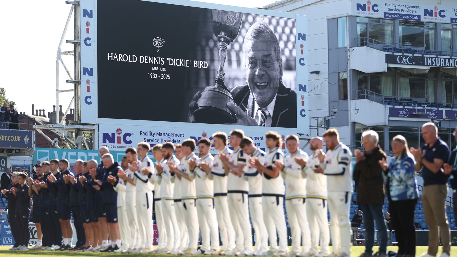 Notts on verge of County Championship title as cricket pays tribute to Bird