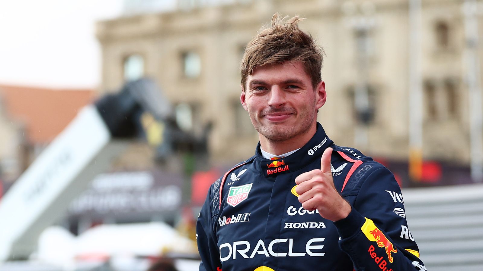 Azerbaijan GP: Max Verstappen on pole from Carlos Sainz after six crashes in thrilling Baku Qualifying