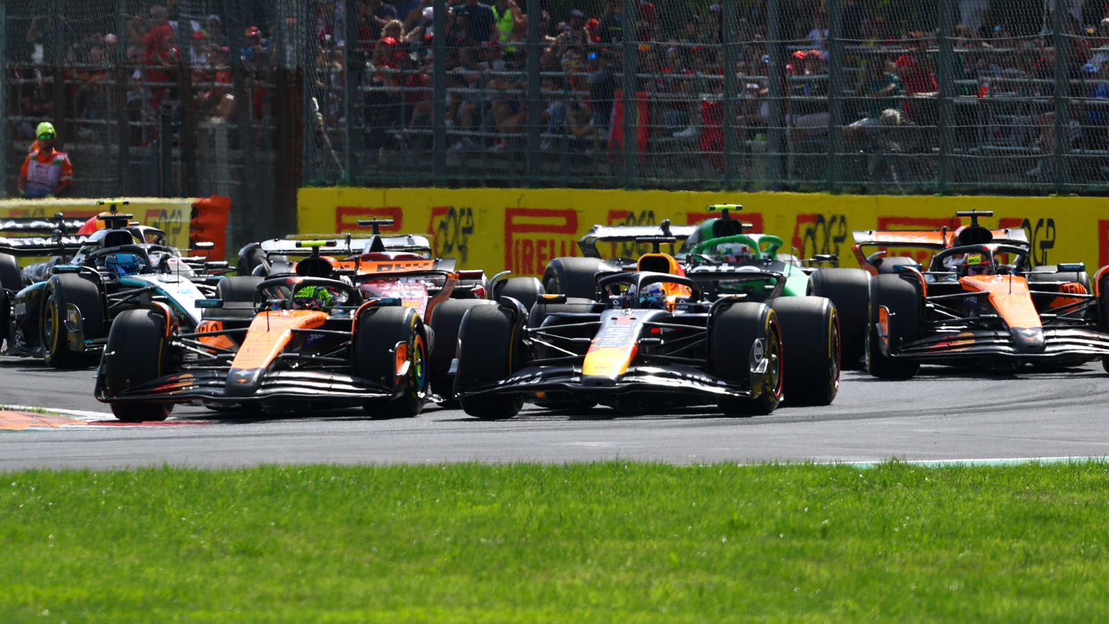 Italian GP: Verstappen leading Norris as Hamilton makes up early ground LIVE!