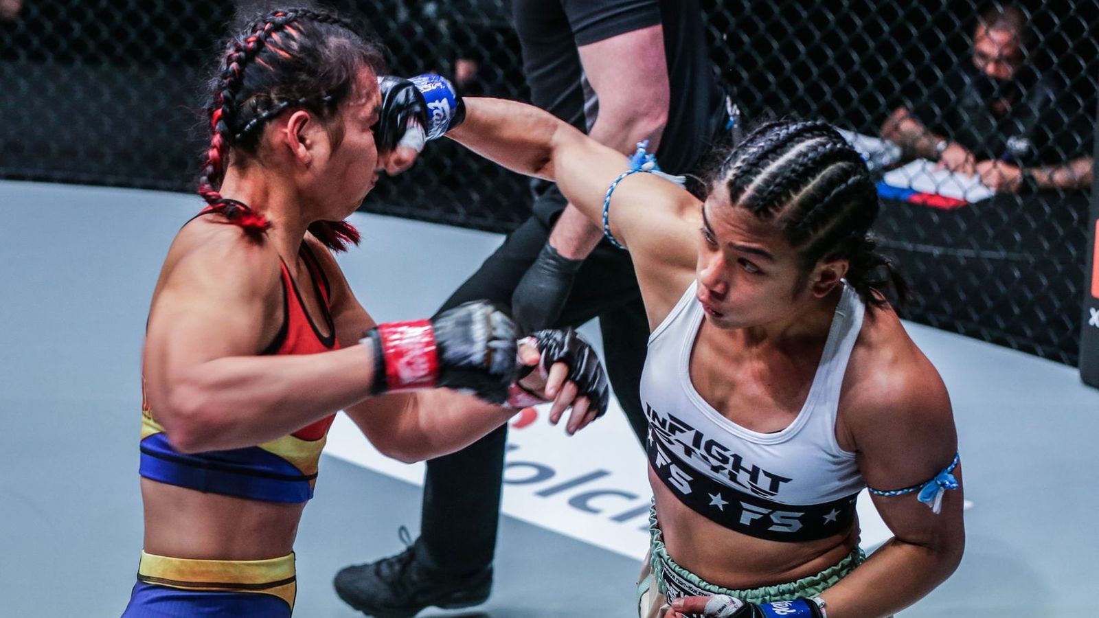 Jackie Buntan in the ring