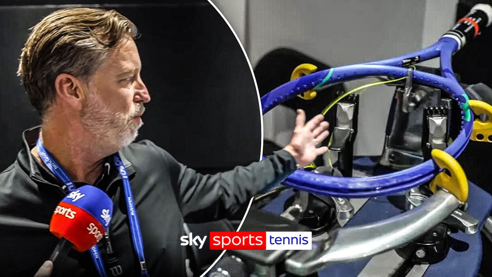 Nfl Tennis Racket Behind-the-scenes with the US Open racket stringing doctor | Tennis ...