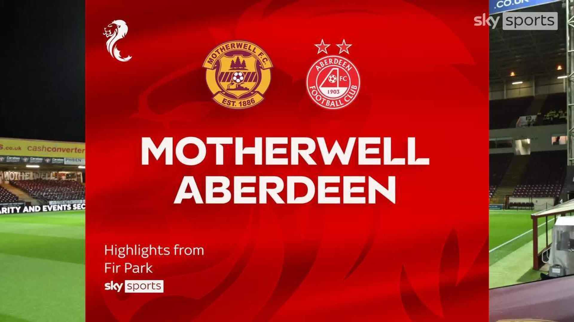 Motherwell 2-0 Aberdeen 