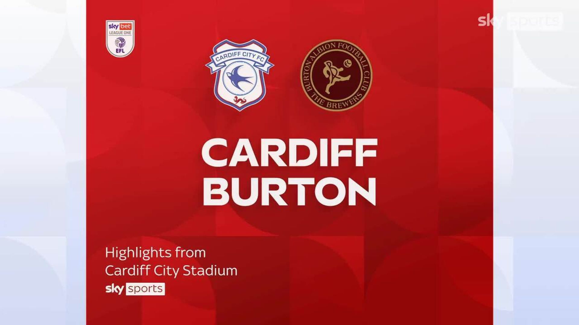 Cardiff City 0-1 Burton Albion